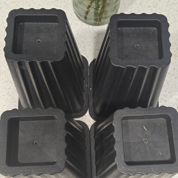 Black Bed Risers - Picture 3 of 4